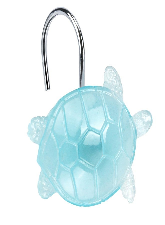SIMPLE CLEVER HOMES 365 Glow in The Dark Sea Life Shower Hooks 12 Pcs Funny Ocean Animal Bathroom Décor (Whale, Crab, Turtle, Clownfish), Stainless Steel S-Hooks & Glowing Resin, Blue Underwater Theme Kids Bathroom Decor - Image 5