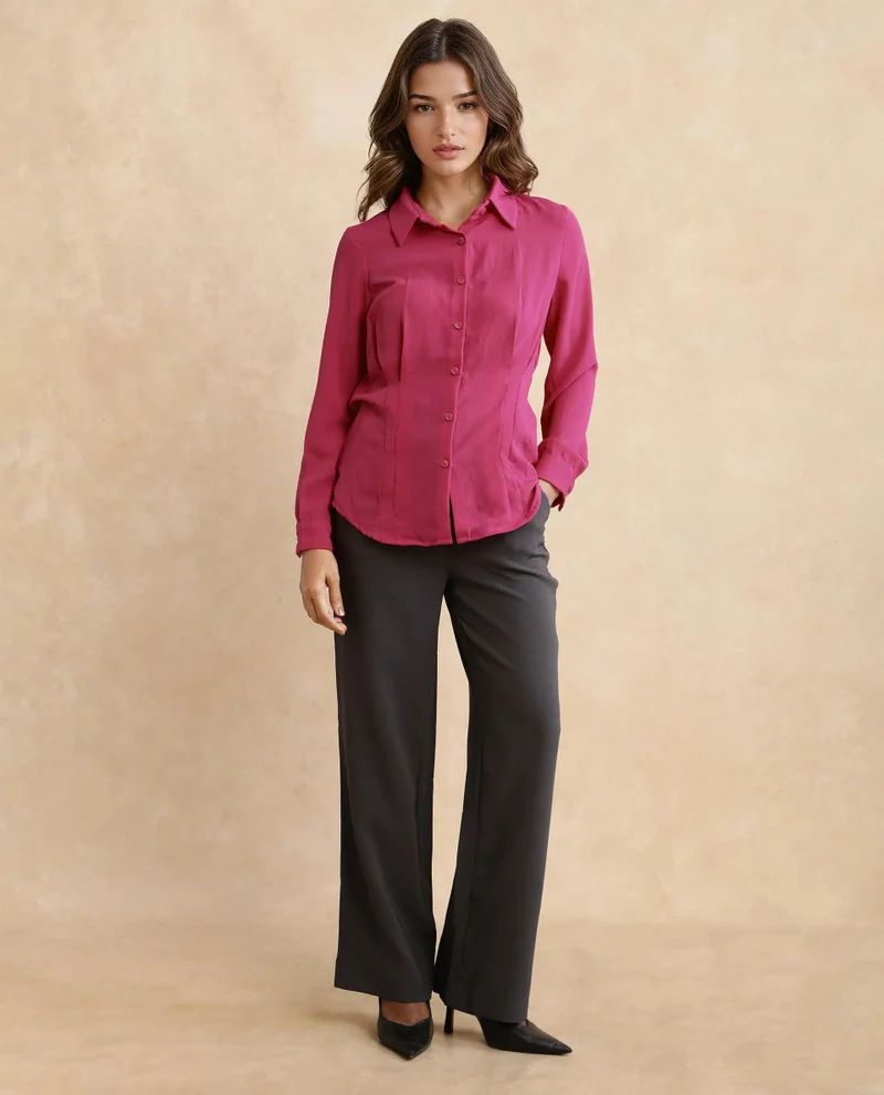 Rareism Women's Full Sleeve Plain Top