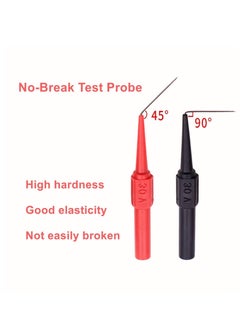 Generic 10 Pack Auto Repair Test Probe, Back Probe kit,Test Leads Probes 4mm Banana Plug,utomotive Diagnostic Test Accessories Repair Tools Needle 0.7mm (Red and Black)  - Image 3