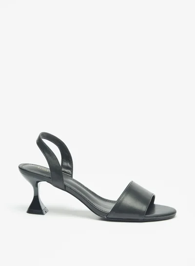 Flora Bella By Shoexpress Womens Solid Back Strap Sandals With Stiletto Heels By Shoexpress