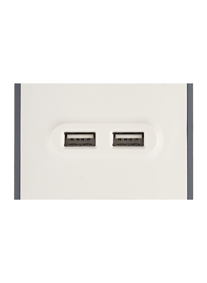 belkin - 4 Way Surge Protection Strip With 2 USB Charging 2M - Image 1