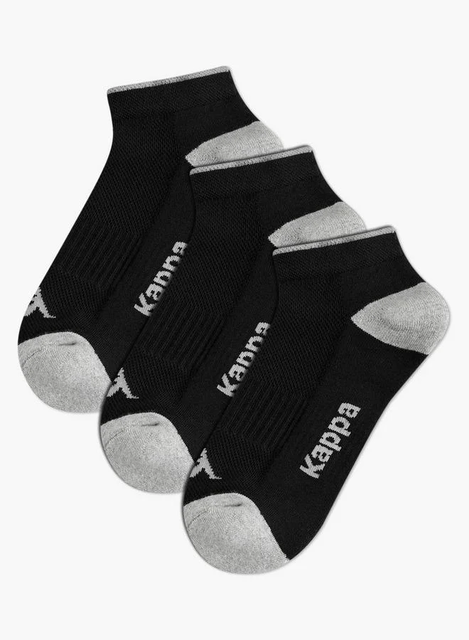 كابا Kappa Men Socks Ankle Length Half Terry - Set of 3