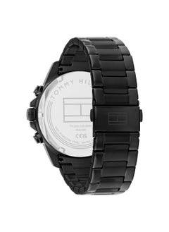 TOMMY HILFIGER TOMMY HILFIGER ROUND ANALOG MEN'S BLACK CASE WATCH - 1710653  - Image 3