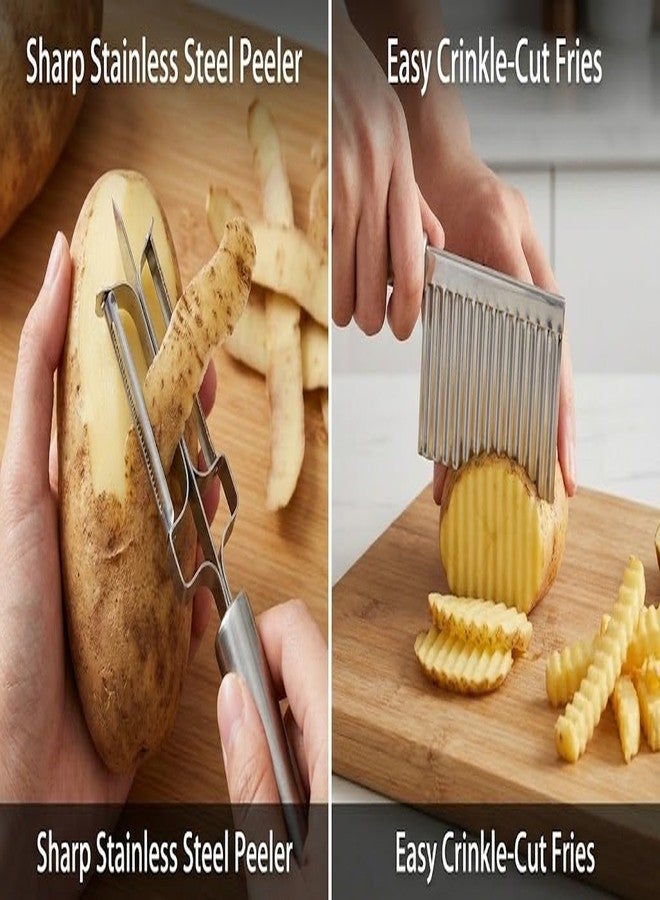 ZENSEWEN Stainless Steel Potato Masher - Heavy Duty Food Masher with Ergonomic Non-Slip Handle for Smooth Mashed Potatoes, Avocado, Guacamole & More - Professional Kitchen Utensil - Image 3