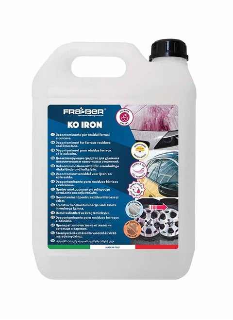 Fra-Ber KO IRON 4.5L - Remove all contaminants on the car body - Made in Italy
