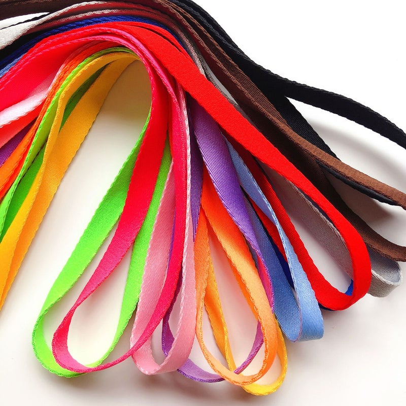 12Mm Pure Color Webbing Mobile Phone Lanyard Water Cup Rope Work Id Card Holder Lanyard Key Chain Lanyard Work Badge - Image 4