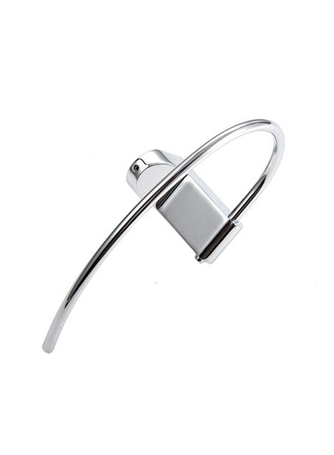 NIBEMINENT Wall Mounted Towel Holder Silver 21x13cm - Image 5