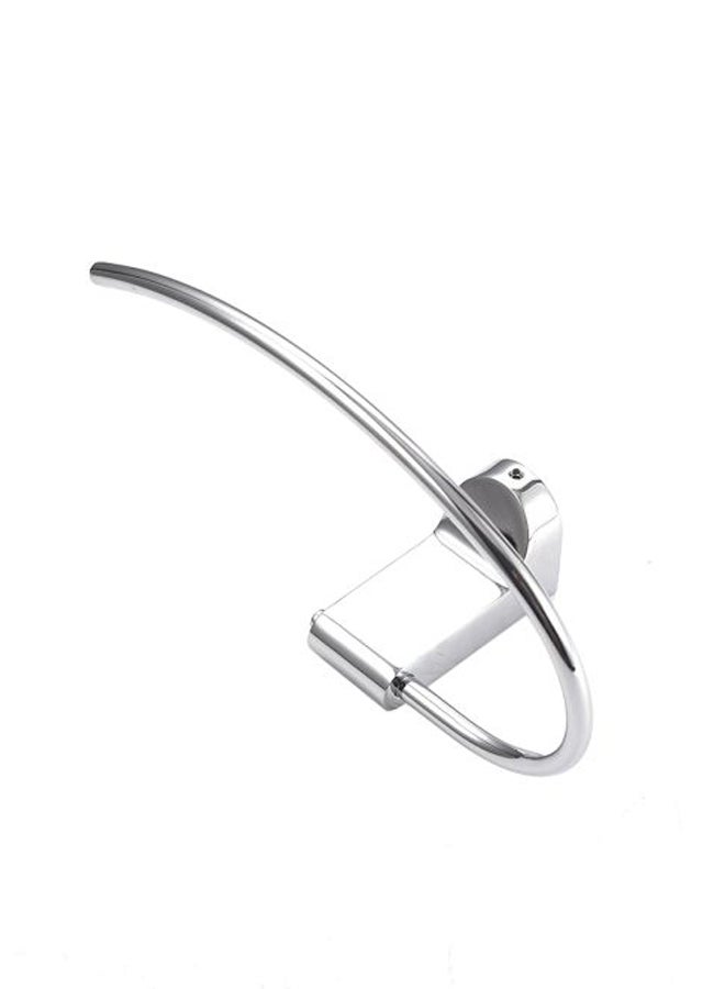 NIBEMINENT Wall Mounted Towel Holder Silver 21x13cm - Image 4