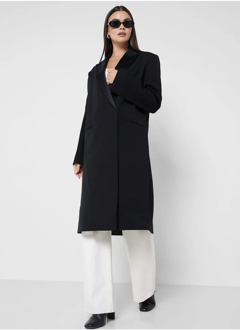 CALVIN KLEIN Double Breasted Coat