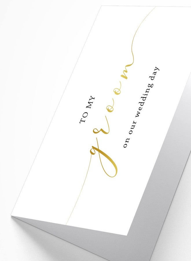 Spercy to My Groom on Our Wedding Day Card, Wedding Card to Groom, to Husband on Our Wedding Day Card - Image 4