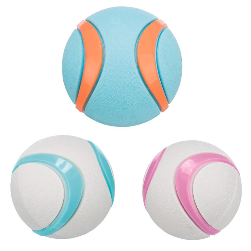 Trixie Ball Dog Toy, Soundless Natural Rubber Chew Ball Toy for Dogs & Puppies, Interactive Ball for Pets, 6 cm (Get Any 1 Random Color) - 1 Piece - Image 1