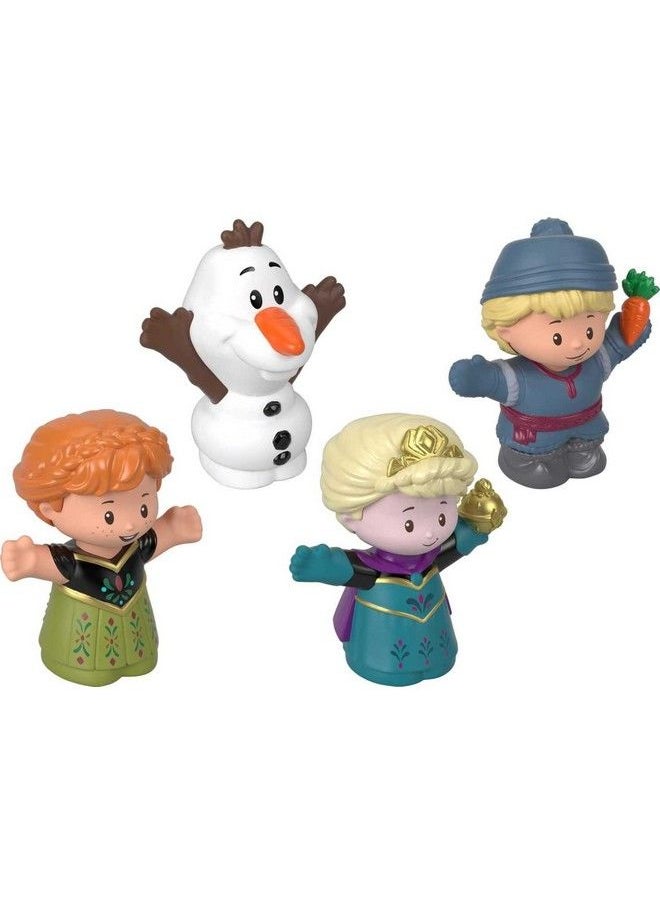 Fisher-Price Disney Frozen Elsa & Friends Little People Figure Set With Anna Kristoff & Olaf For Toddler Pretend Play Ages 18+ Months  - Image 4