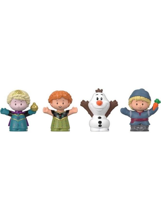 Fisher-Price Disney Frozen Elsa & Friends Little People Figure Set With Anna Kristoff & Olaf For Toddler Pretend Play Ages 18+ Months  - Image 5