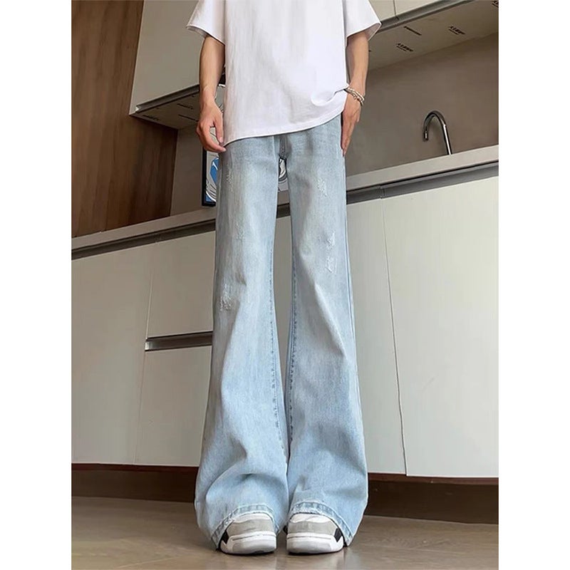 Unisex Classic Denim Jeans Loose Fit Daily Outdoor Wear - Image 1
