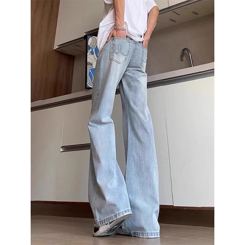 Unisex Classic Denim Jeans Loose Fit Daily Outdoor Wear - Image 4