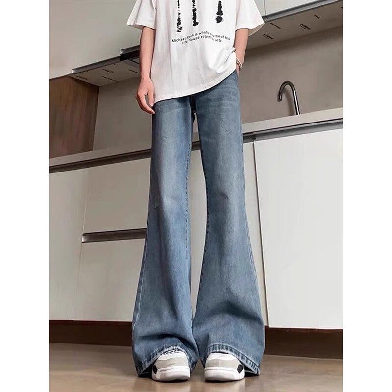 Unisex Classic Denim Jeans Loose Fit Daily Outdoor Wear - Image 3