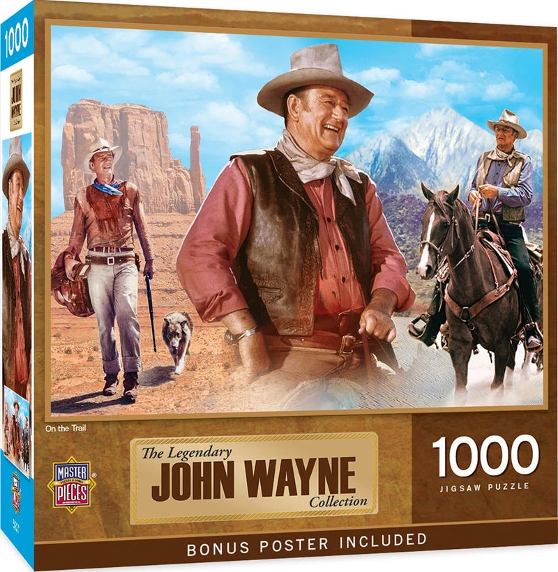 MasterPieces 1000 Piece John Wayne Jigsaw Puzzle for Adults Family or Youth on the Trail 1925x2675 - Image 4