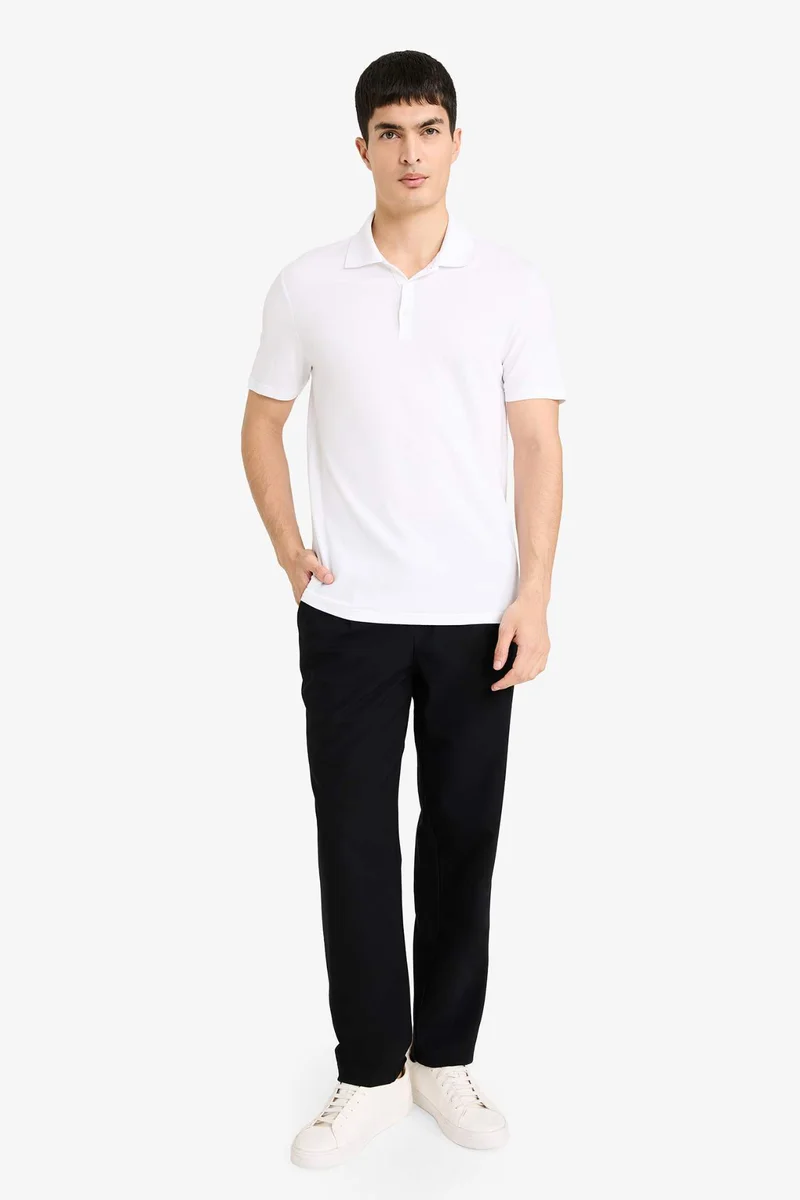DeFacto Slim Fit Short Sleeve Polo T-Shirt