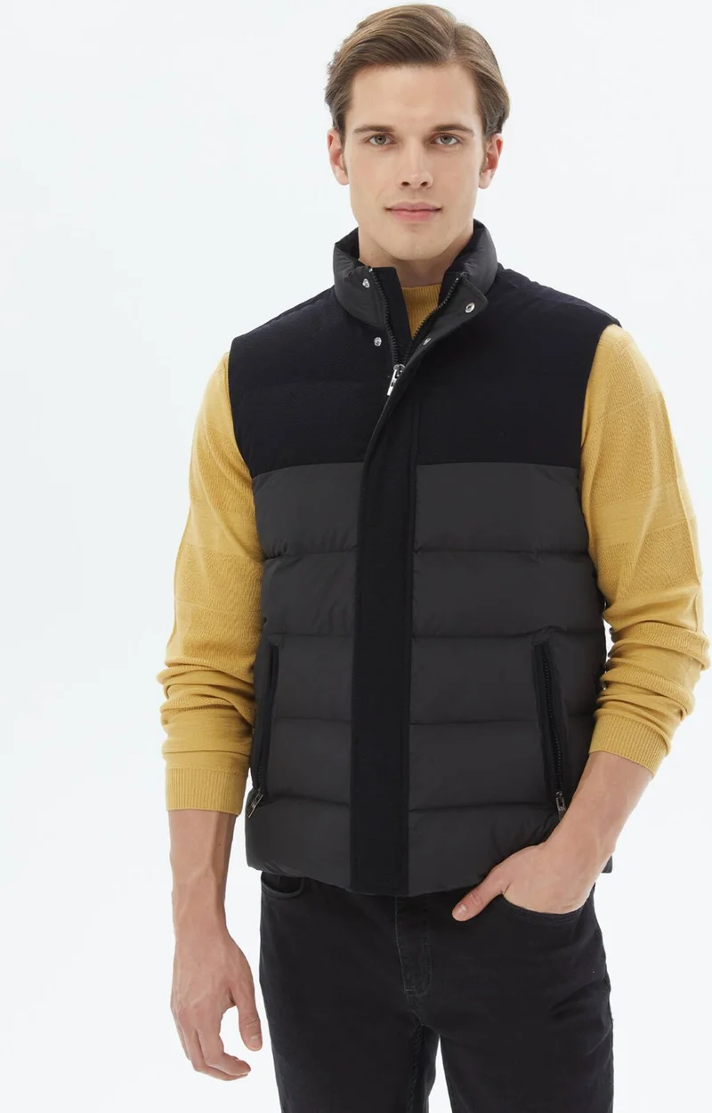 Kip Black Woven Sports Vest