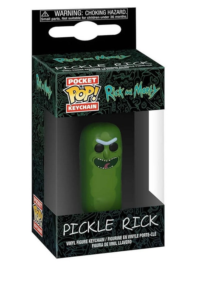 Funko Funko Pocket Pop! Keychain TV Series: Rick & Morty - Pickle Rick #350  - Image 2