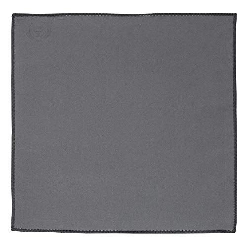 Mivi MI&VI Synthetic Chamois Microfiber Instrument Cleaning & Polishing Cloth for Violin, Viola, Cello, Bass, Guitar, Saxophone, Flute 12x12in (Charcoal-Grey) - Image 3