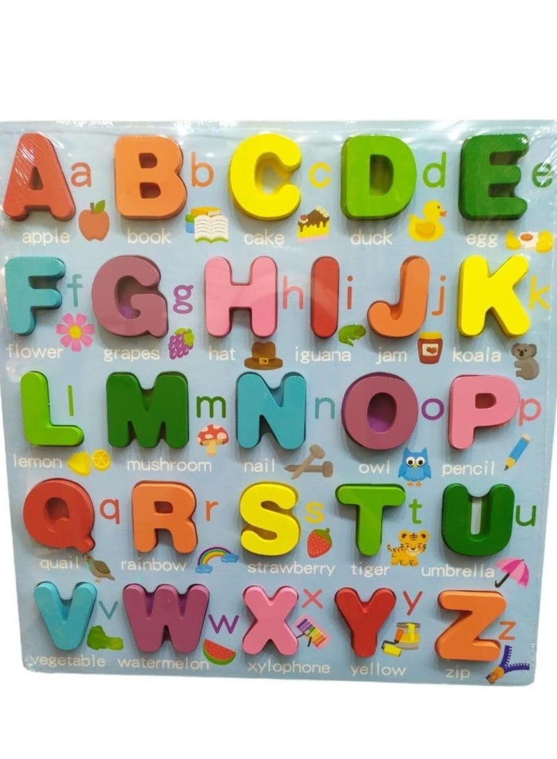 لعبة أحجية تري كات الخشبية، أرقام أبجدية، أحجية ثلاثية الأبعاد، لوحة فهم، لعبة تعليمية متطورة للأطفال. - Image 1