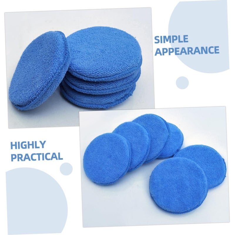 6 Pack Microfiber Car Wax Applicator Pads Buffing Polishing Sponge For Auto Detailing - Image 5