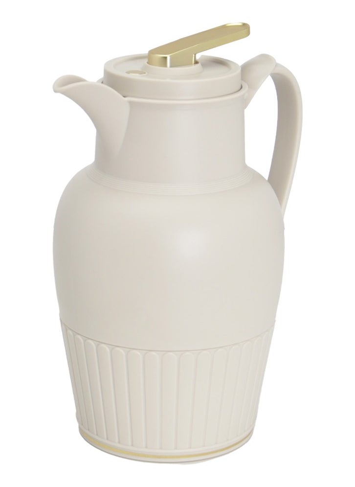 Badraig Thermos for tea and coffee Khaki/Gold 1 liter  - Image 5
