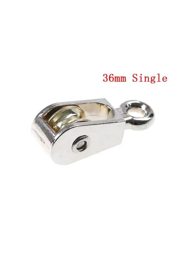 A5 Model Zinc Alloy Pulley 36 52 75mm Metal Sheave Single Double Wheel For DIY - Image 3