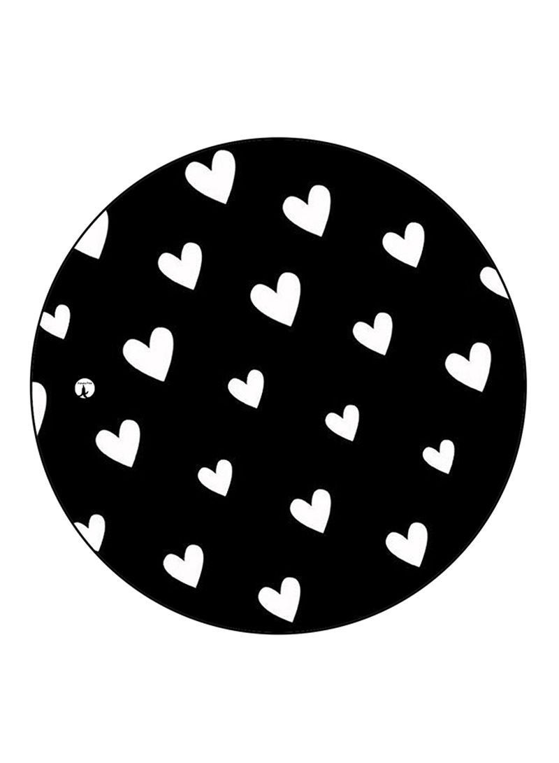 Hearts Printed Mouse Pad  Multicolour