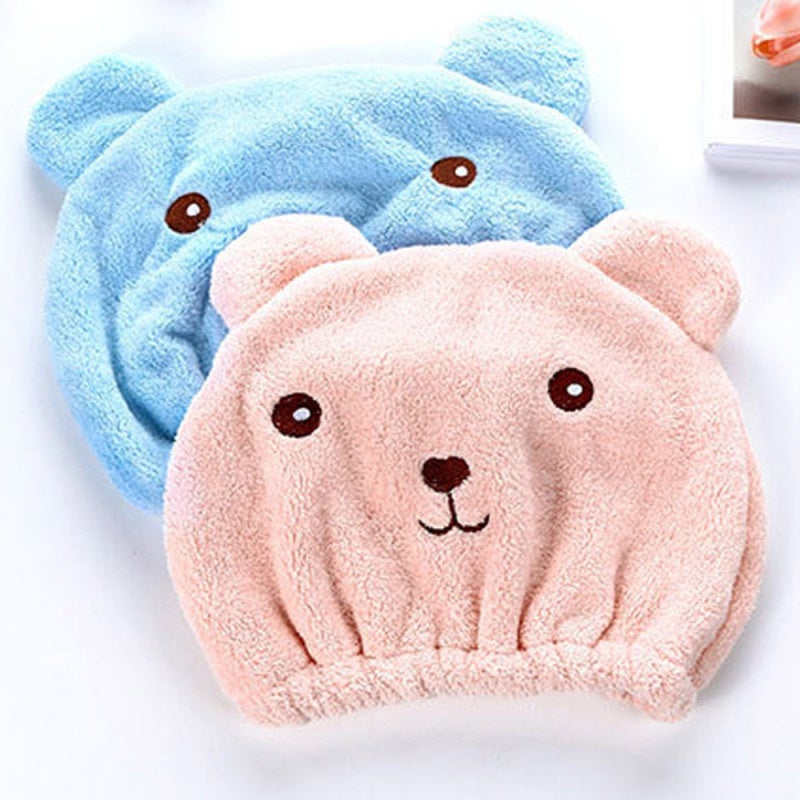 Hair Cap: Water Absorbent Plush Fabric - Durable Easy-to-Use Cleaning Tool for Daily Home Convenience - Image 4