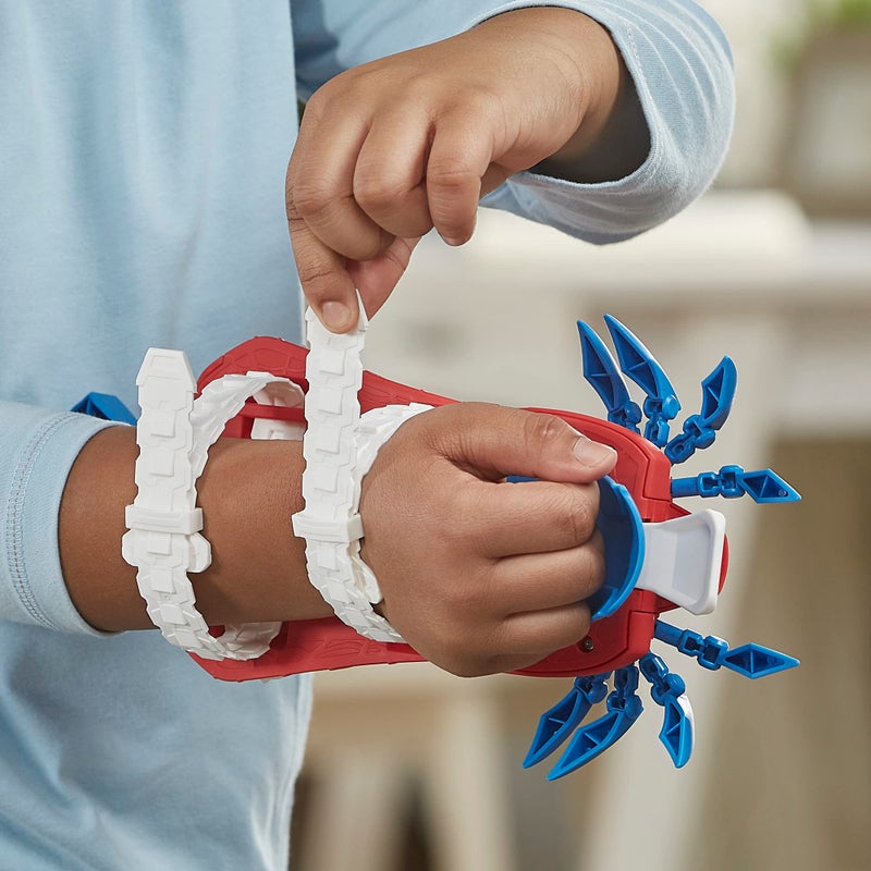 Marvel Mech Strike Mechasaurs Spider-Man Arachno Blaster  NERF Blaster with 3 Darts  Role Play Super Hero Toys for Kids Ages 5 and Up - Image 3