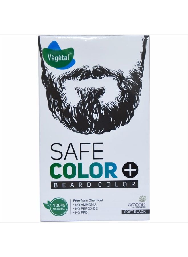 Vegetal Beard hair color Soft Black 25g. - Image 1
