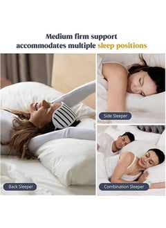 Somerfield Somer Field - Luxury Soft Pillows for Sleeping, Fluffy Down Alternative Polyester Fiber Filled Pillow (01 Piece) - Size 45 X 70 Cm - Best Buy - White  - Image 5