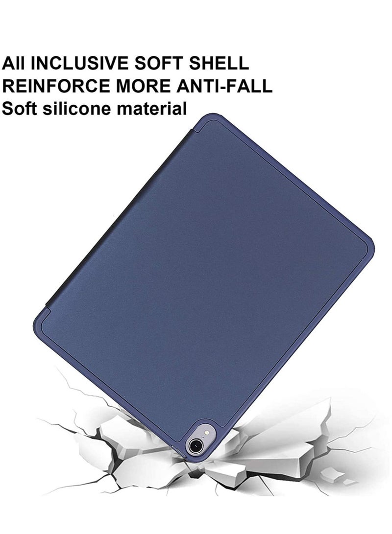 ELTRAZONE for New iPad Air 4th Generation 2020 Case , for New iPad Air 4 10.9 Inch 2020 Case with Pencil Holder, Smart Trifold Stand Cover Case,Auto Sleep/Wake, Navy - Image 4