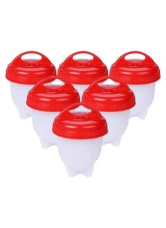 co arma 6pcs Silicone Shellless Egg Boiler  - Image 1