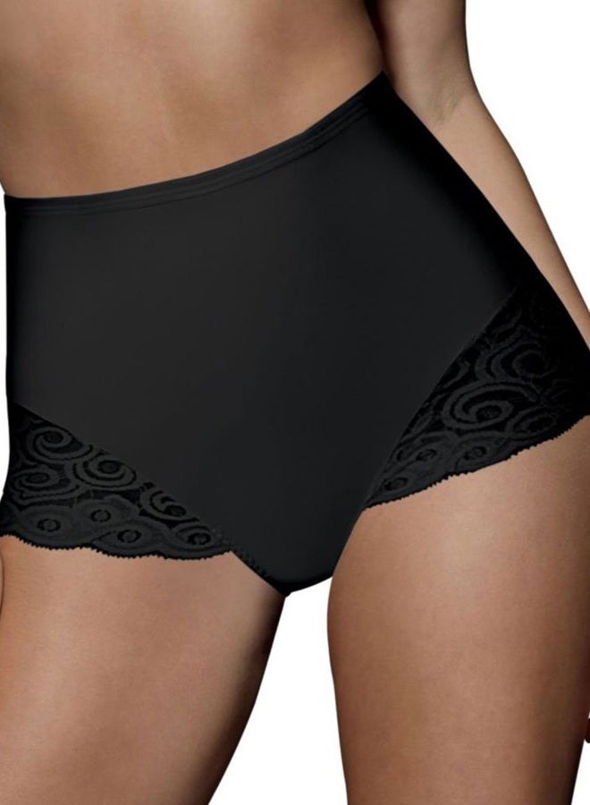 Bali Women's Shapewear Brief with Lace Firm Control 2-Pack, Black, Large - Image 2