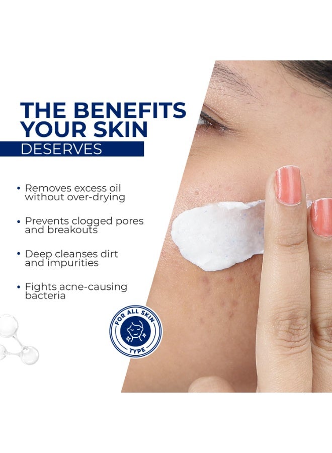 Leeford Clinsol Oil Control Facewash - 70g| Helps to Prevent Acne, Excessive Oil & Deep Cleanses Dirt & Impurities | Paraben Free | Dermatologically Tested | For all Skin Types - Image 3
