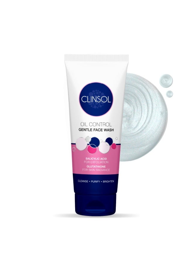 Leeford Clinsol Oil Control Facewash - 70g| Helps to Prevent Acne, Excessive Oil & Deep Cleanses Dirt & Impurities | Paraben Free | Dermatologically Tested | For all Skin Types - Image 1