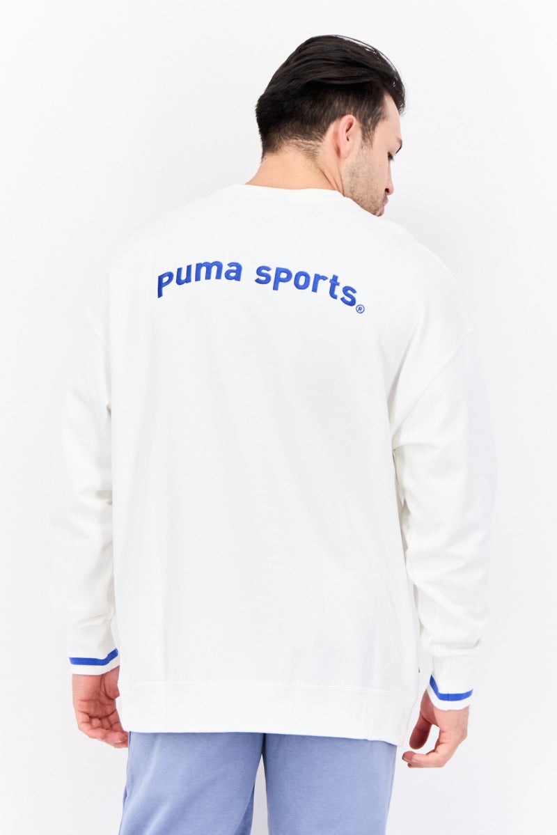 PUMA Men Relaxed Fit Outdoor Sweatshirts, White - Image 2
