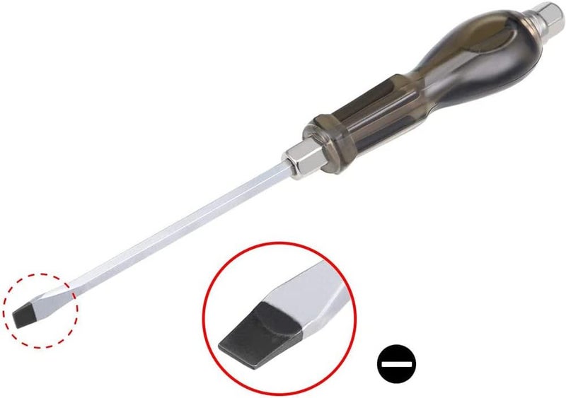 Utoolmart Slotted Impact Screwdriver 6 Inch Keystone Demolition Driver Magnetic 1Pcs - Image 3