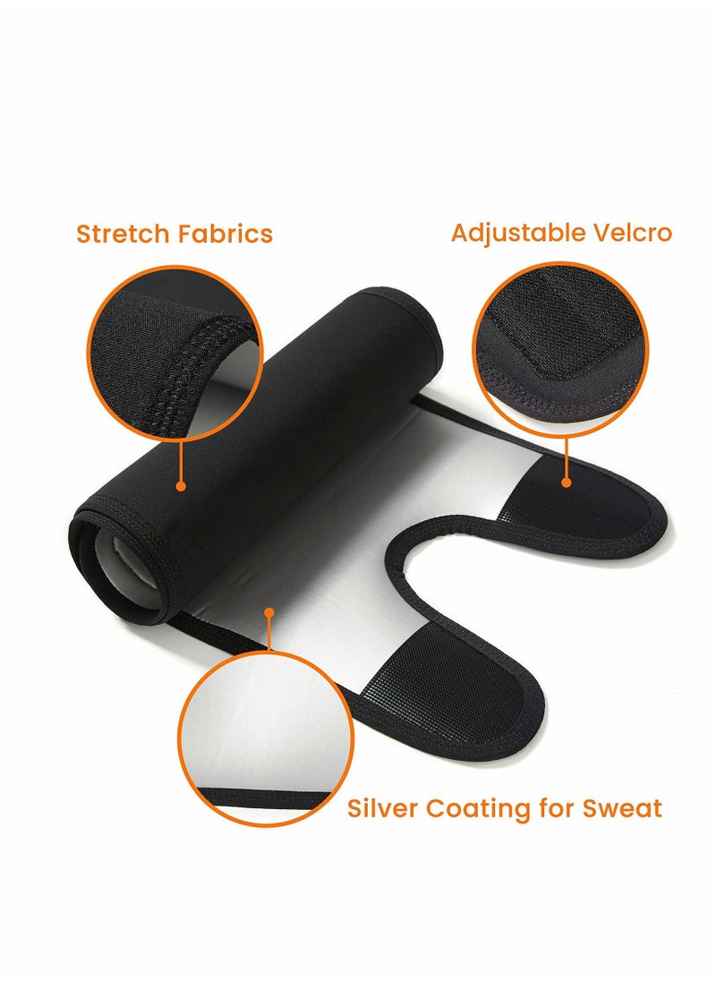 KASTWAVE - 1 Pair Thigh Trimmers For Women Sauna Sweat Bands Thigh Shaper Adjustable Sauna Waist Trainer For Leg - Image 1