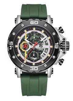 T5 T5 Men's Chronograph Silicone Strap Watch H3914G  - Image 1