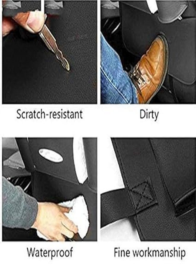 MOTO SHIELD Premium Car Seat Organizer - Multi-Pocket PU Leather Storage Bag for Phones, Bottles, Tissues & Umbrella (Black) - Image 5
