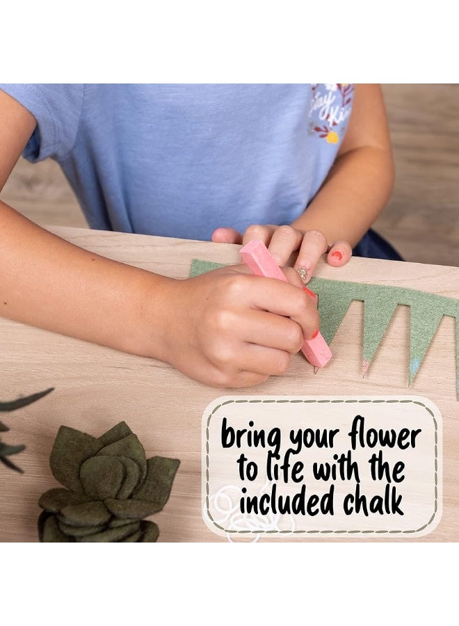 Hapinest Make Your Own Potted Felt Succulents | DIY Arts and Crafts Kit for Adults, Teens and Kids Girls Ages 6 7 8 9 10 11 12 Years Old and Up | Art Project Gifts | Hobbies for Women - Image 5