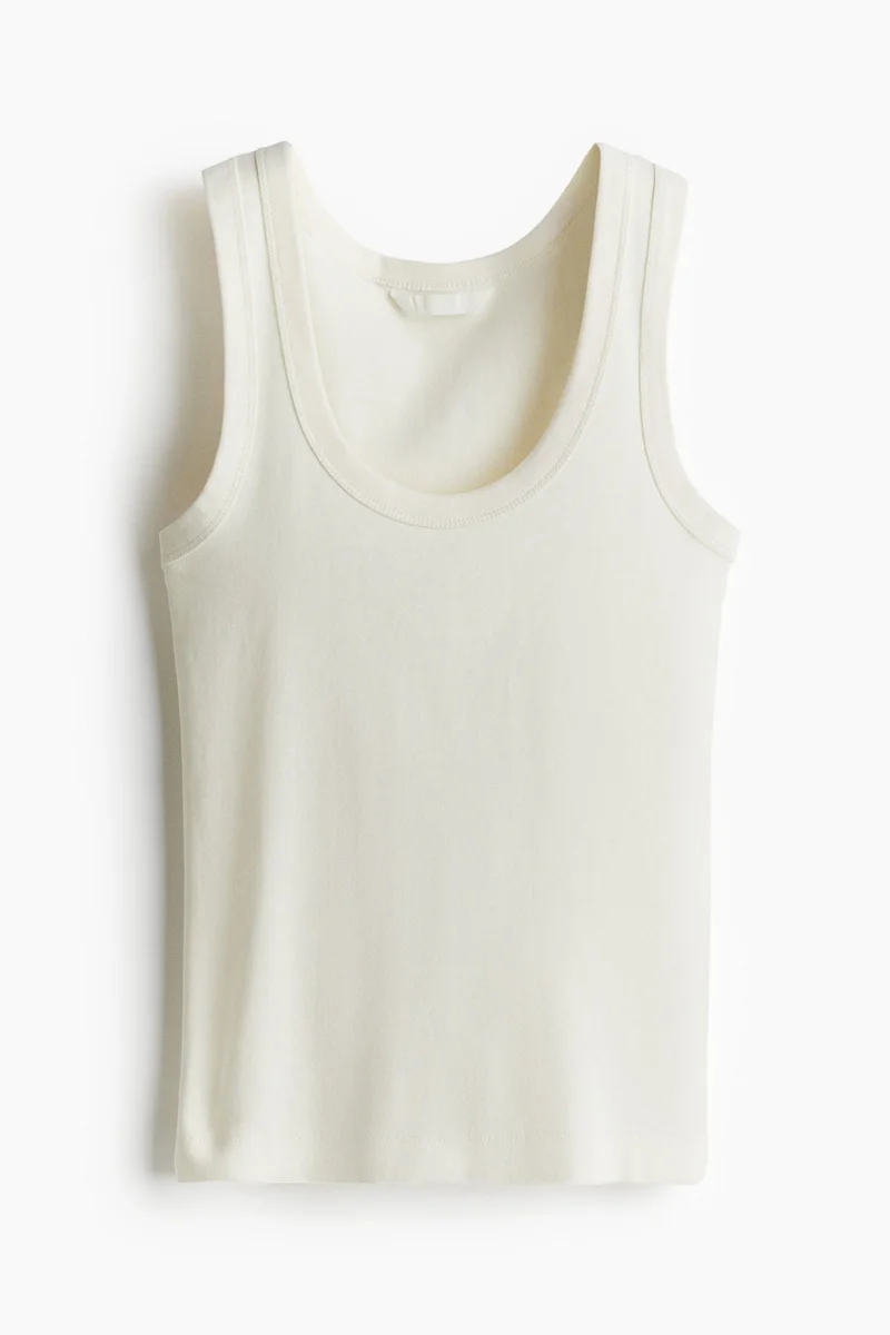 اتش اند ام Fitted vest top