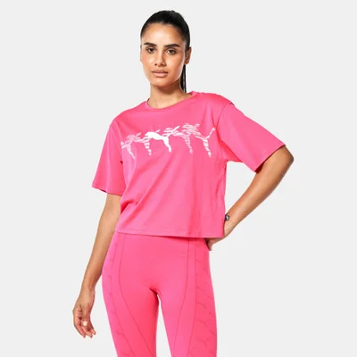PUMA Women's Essential+ Logo Lab T-Shirt