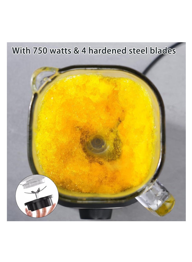 Arabayt Blender Juicer Mixer Grinder With Glass Jar,750W High Power For Kitchen,Stainless Countertop Smoothie Blender,50 Oz Glass Jar,Ideal for Smoothies,Shakes & Frozen Drinks - Image 5