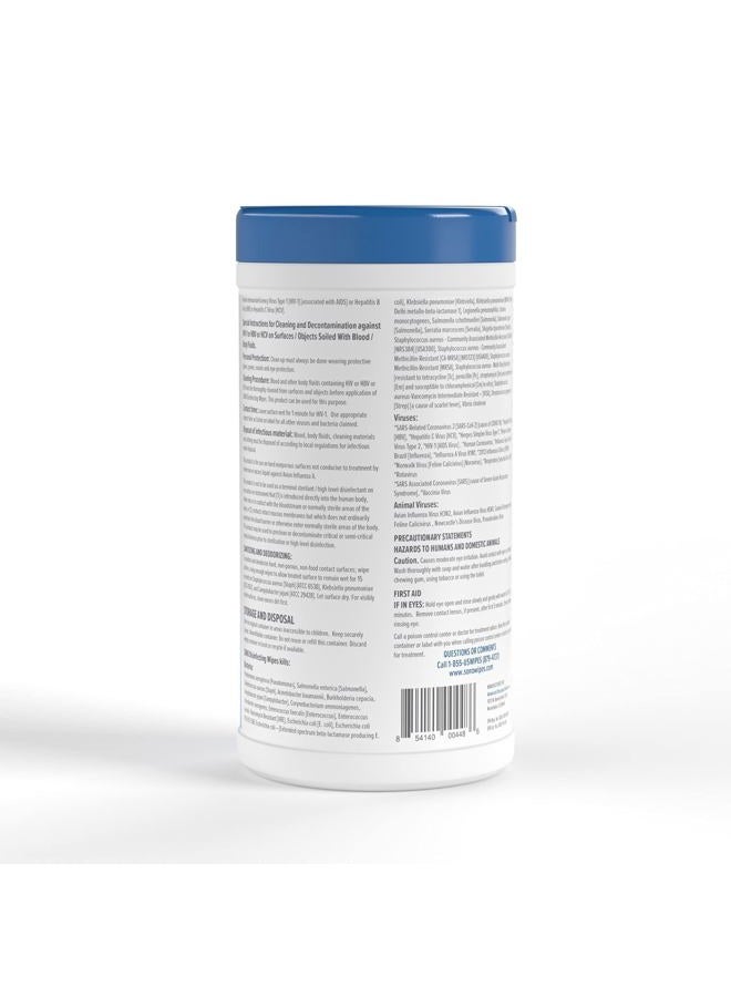 SONO Disinfecting Wipes - Medical-Grade, Alcohol-Free, No Bleach - Multi-Surface Cleaning Wipes for Home, School, Office - 80 CT - Image 2