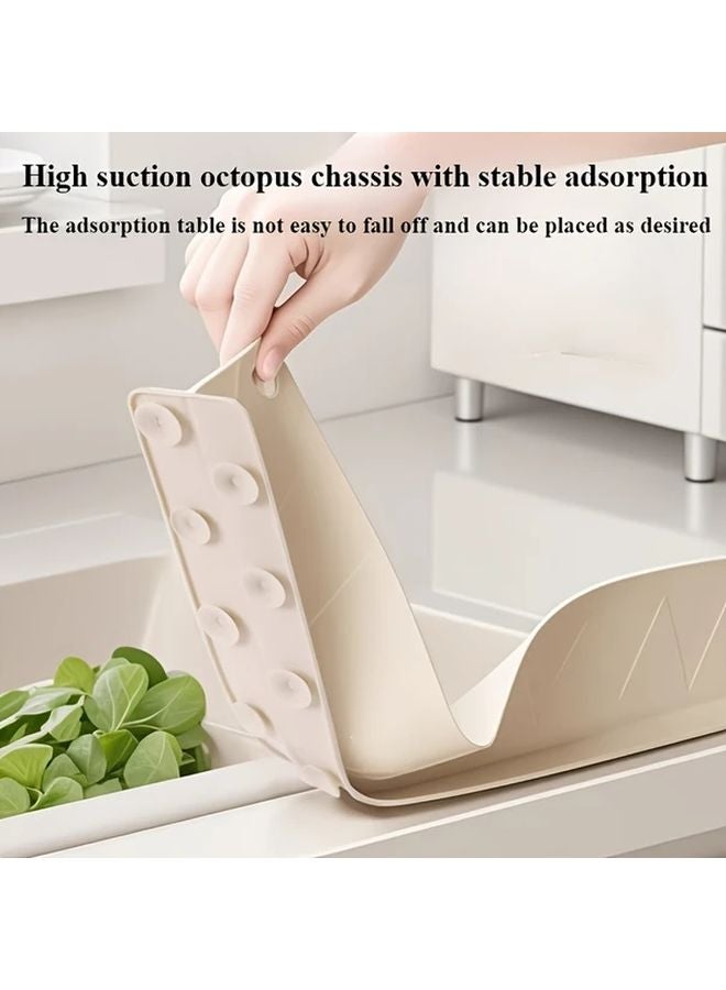 3pcs Silicone Sink Splash Guard Water Deflector Strip Suction Cup Baffle - Image 3